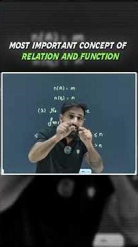 Number of Functions Super Trick | Relation & Function Class 12/NDA/CUET/JEE #thekushwahasir