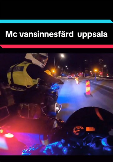 Motorcykelvild färd i Uppsala – åtal för grov vårdslöshet i trafiken
