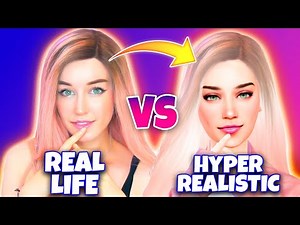 Someone made a HYPER REALISTIC Sim me and I'm amazed/horrified... ✨