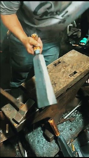 Make Your Own STUNNING Steel Blade Knife at Home Today?#topsteel#knifemaking#tophandle#topblade#diy