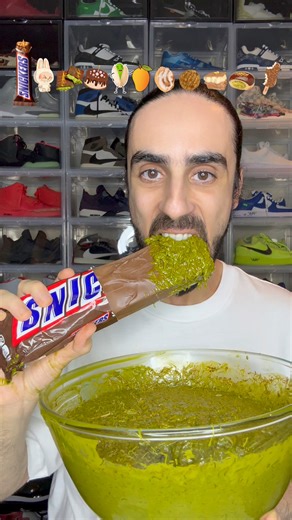 631K views · 15K reactions | Food ASMR Eating the World’s Biggest Snickers Bar  #food #asmr #mukbang #eating #satisfying | Bader ASMR | Facebook