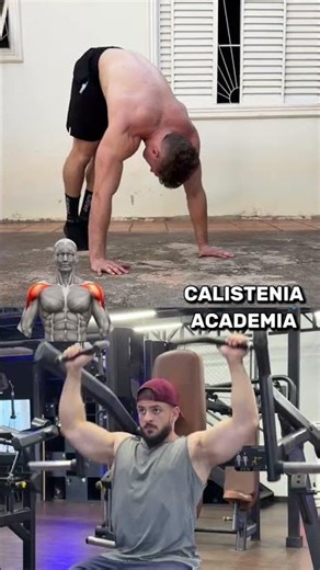 Calistenia vs Musculação 🔥 Melhores exercícios#exercício #musculação #calistenia #treinoemcasa