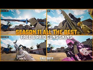 CoD Mobile Season 11 Leaks | New Free & Paid Epic Gun Skins Gameplay | CoDM Leaks S11