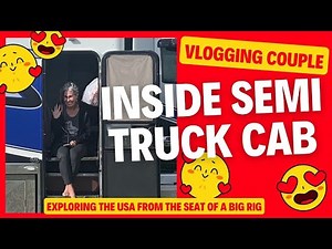 Inside Semi Truck Cab, Tour Big Rig, Toilet in Semi Truck
