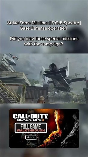 Strike Force Missions | F.O.B Spectre | Base Defense Operations | Did you play this ?!