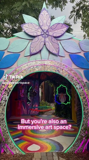 Spectra Art Space is proud to be home to so much wonder and creativity! 💖 Our gallery has art for sale from hundreds of local artists at any given moment. It’s nearly impossible to see everything in one trip, and we’re always adding to the collection! Our main gallery wall currently features the work of @marijane_poppins, and our next show, PLANTOPIA, opens August 3rd featuring 30 artists 🙌🌱 Our indoor/outdoor immersive art space features local artists and changes seasonally! We currently hav