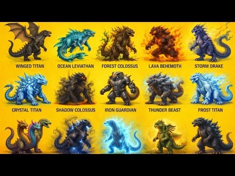 15 Mythical Titans vs Legendary Godzilla | Epic Kaiju Cinematic Showcase (4K)