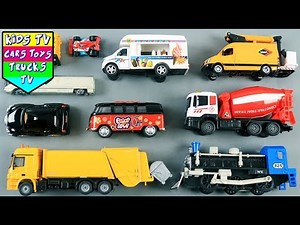 Learn City Vehicles For Kids | Educational Videos With Toys