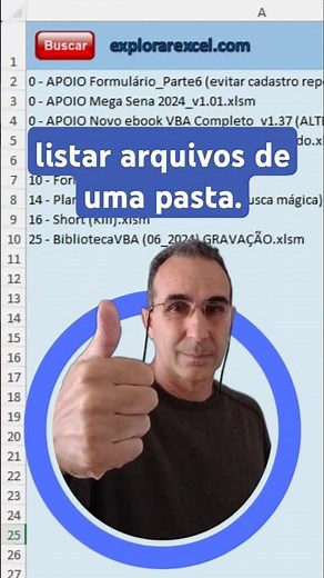 Explorar PASTAS do Windows com VBA (Função DIR)
