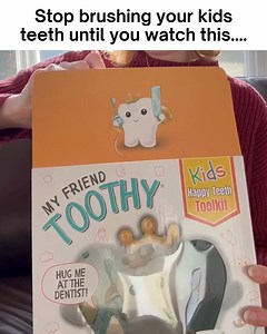 Parents everywhere are raving, “This is something my kid needs!” “My child brings Toothy everywhere!” My Friend Toothy® isn’t just a plush. It’s a complete brushing toolkit: • A cuddly comfort plush with a Golden Pocket for tooth fairy visits • A storybook that makes brushing fun and meaningful • A mirror cling to keep them accountable As seen on Dragon’s Den this fall, children are calling Toothy their new best friend for lost teeth, calmer nights and happier dental visits. This revolutionary p