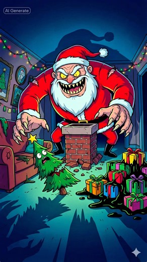 I Saw a Giant Evil Santa at 3AM 😱