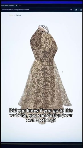 👗 TailorNova.com is an AI-powered fashion design tool that lets you create custom clothing.