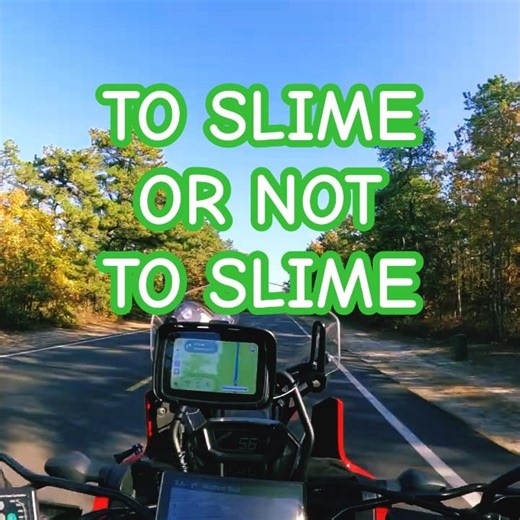 To Slime or NOT To Slime🛞🧪🛞 #adventure #africatwin #slime #adventuremotorcycle