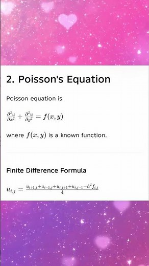 MA25C03 UNIT 4 Numerical Methods:Finite difference techniques for the solution of two-dimensional
