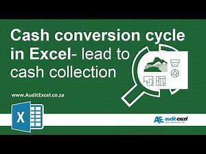 Cash conversion cycle calculator in Excel- from lead to cash receipt