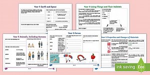 Year 5 Science Revision Activity Mat Pack