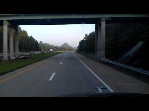 Interstate 77 North near Parkersburg, West Virginia and rolling into Ohio
