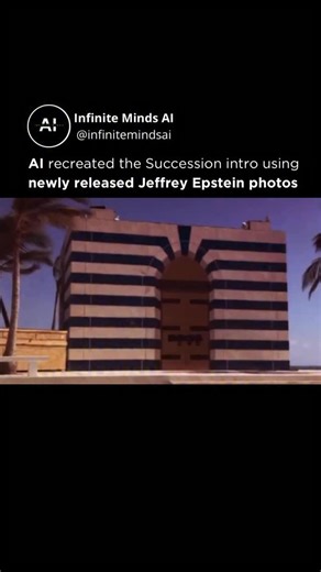Artificial Intelligence (AI) • Tech • Business on Instagram: "🧠 AI just turned real photos into a movie intro — and it feels uncomfortably familiar This isn’t just an edit. Filmmaker @myhilism uses AI to animate real images and reconstruct the Succession intro from reality itself. By reimagining the iconic opening with newly released Jeffrey Epstein photos, the line between fiction and real-world power starts to dissolve. What once felt like scripted drama suddenly looks like documentation. The