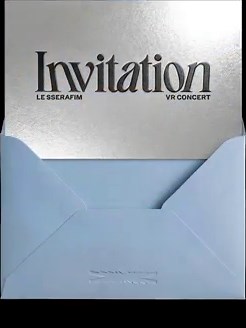 You're invited 💌 Stay tuned…#GoldenVillage #LE_SSERAFIM #LE_SSERAFIM_VRConcert #INVITATION