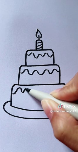 How to Draw a Happy Birthday Cake: Step-by-Step Guide