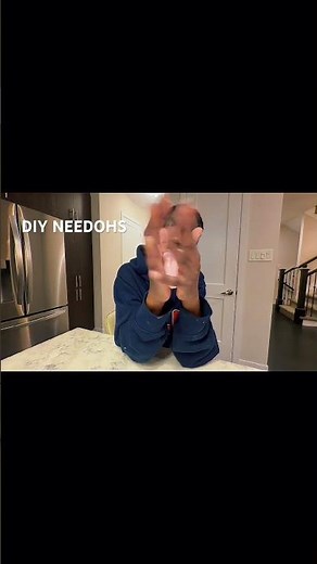 How to make homemade NEEDOHS! #needoh #diy #squishy #viral #fyp #trending