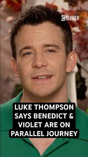 Luke Thompson Says Benedict & Violet Are on Parallel Journey #bridgerton #lukethompson