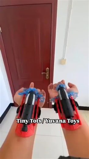 Tinytotsmumbai on Instagram: "Spiderman web shooter"