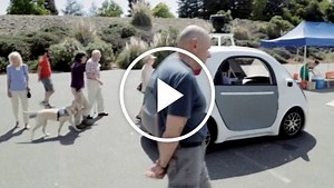 Google behind the wheel of self-driving cars