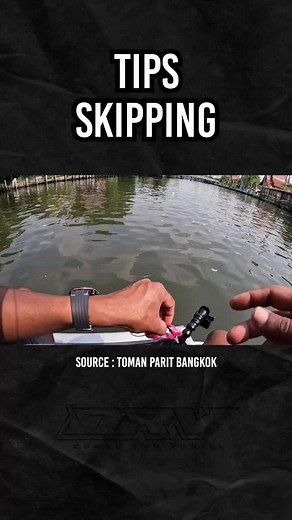 Tips skipping #skipping #baitcasting #propprop
