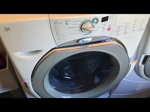 Whirlpool washer leaving water in the drum