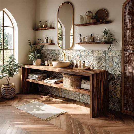 Modern Live Edge Bathroom Vanity Natural Wood Bathroom Storage Farmhouse Vanity Cabinet Handcrafted Bathroom Decor