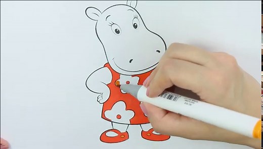 Desenho do Backyardigans Tasha colorindo desenho infantil
