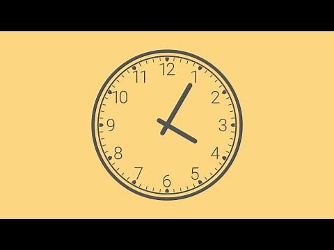 Analog Clock Vector Design in Inkscape