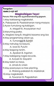 3.3K views · 24 reactions | GRADE 2 GMRC QUARTER 3 WEEK 7 WORKSHEETS 殺 #MATATAGCurriculum #grade2teachers #GMRC #freeworksheets #activitiesforkids #activitiesforchildren | Teacher Bunso | Facebook