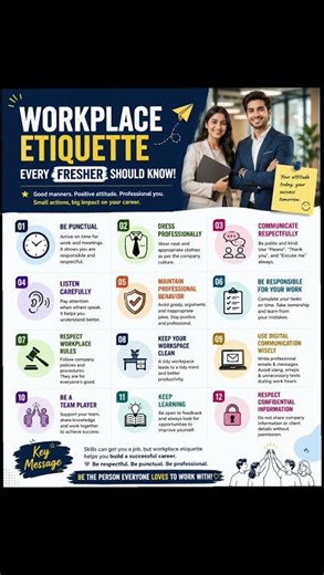 Workplace Etiquette Every Fresher Should Know