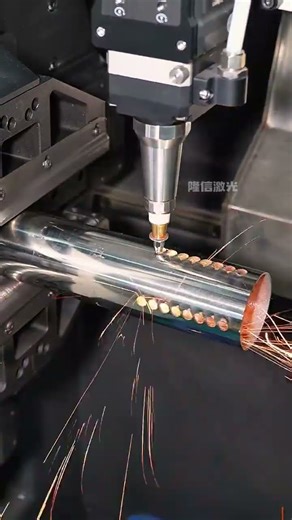 280 chuck fully automatic laser pipe cutting machine manufacturer #Fully automatic laser p