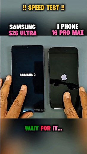 🚀🥶 I PHONE 16 PRO MAX VS GALAXY S26 ULTRA SPEED TEST !!
