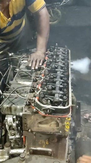 Leyland old engine starting problem #engine #automobile