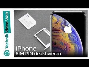 iPhone SIM PIN deaktivieren