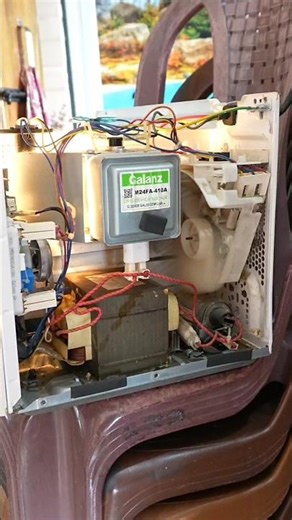 Teardown of microwave oven heater | magnetron | electrical engineering