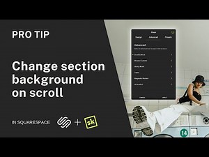 Change Image, Text or Background Color on Scroll in Squarespace