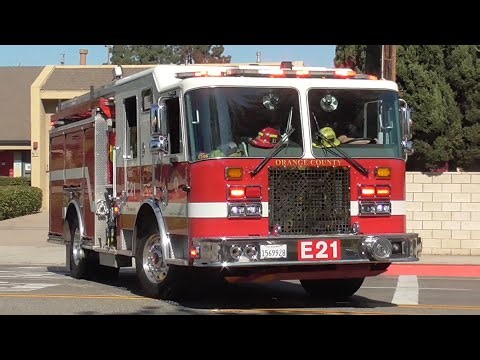 OCFA Engine 21 Responding 11/7/2025