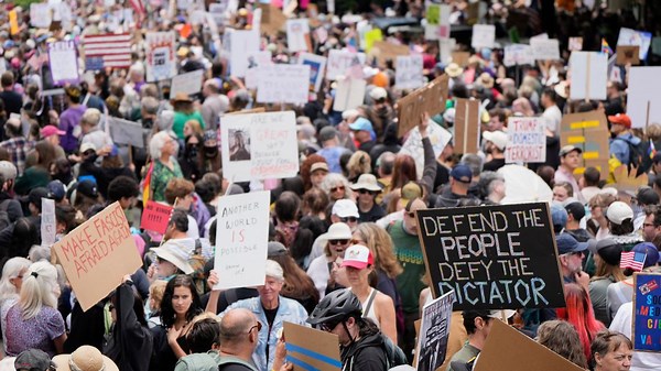 Watch live: 'No Kings' protests held across the country