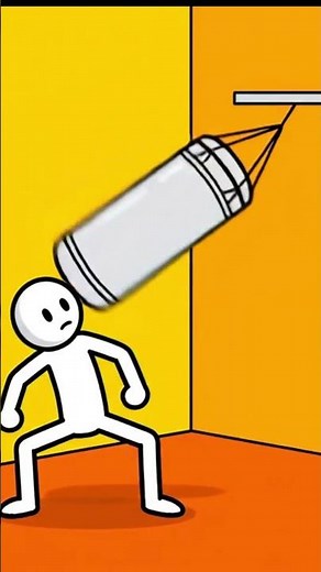 Epic Stick Figure Boxing Kick! 🥊💥 | Action-Packed 2D Animation Reel #tech #automobile #smartphone