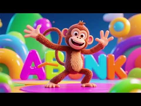 Funky Monkey ABC Funk 🐒🎵 | Fun ABC Song for Kids