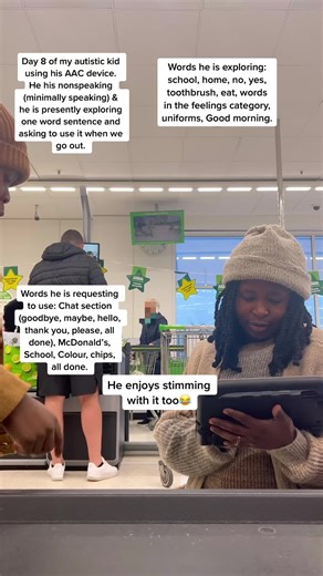 Exploring AAC Device with Non-Speaking Autistic Child | Autistic Communication