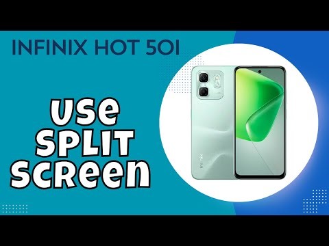 Use Split Screen infinix Hot 50i || How to set split screens || Split screen settings