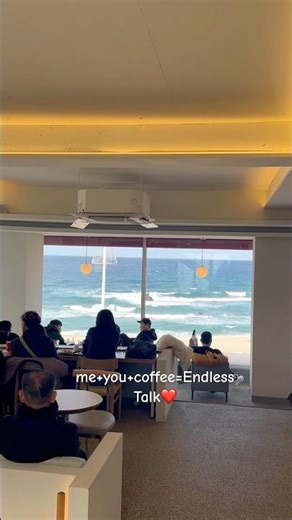 Coffee + Ocean = Peace❤️