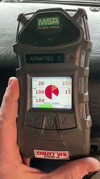 MSA Altair 5x gas detector startup