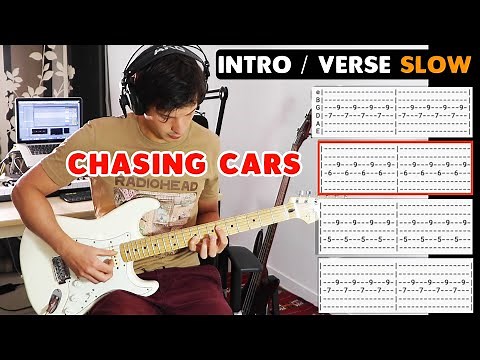 CHASING CARS (Snow Patrol) Guitar Tutorial + Tab